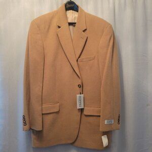 Gianfranco Ruffini Mens Camel Hair Blazer Size 44LG